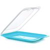 TATAY Porta Affettati per Frigorifero Fresh | Set di 3 Standard | Contenitori per Alimenti, Impilabili | Adatti a Microonde, Congelatore e Lavastoviglie | Senza BPA, 17x3,2x25,2cm, Colore Turchese