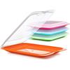 TATAY Contenitore Alimenti Standard Adatto alla Lavastoviglie | Contenitore Alimenti Cucina | Set da 4 Pezzi | Misure 17x3,2x25,2 cm | Materiale Senza BPA | Adatto al Microonde