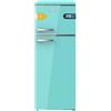 Cecotec Frigorifero 2 Porte Retro da 215 L Bolero CoolMarket 2D Origin 215 Green E. Altezza 148,2 cm e Larghezza 55,2 cm, LED, Maniglia Cromata, Ripiani in Vetro, Controllo della Temperatura, Verde