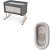 Inglesina Promozione Culla Fianco Letto Welcome Bed + Welcome Pod - Inglesina Shiva Grey Quiet Beige