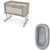 Inglesina Promozione Culla Fianco Letto Welcome Bed + Welcome Pod - Inglesina Morpheus Beige Peaceful Blue