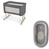 Inglesina Promozione Culla Fianco Letto Welcome Bed + Welcome Pod - Inglesina Shiva Grey Harmony Grey