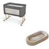 Inglesina Promozione Culla Fianco Letto Welcome Bed + Welcome Pod - Inglesina Shiva Grey Warm Beige