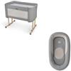 Inglesina Promozione Culla Fianco Letto Welcome Bed + Welcome Pod - Inglesina Baku Grey Harmony Grey