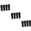 VALICLUD 3 Set Leva Del Freno Maniglia Coperture Rottura Bob Sostituzione Guidare Accessori Per Sedie A Rotelle Parti Della Freno Della Pvc Nero 4 Pezzi*3