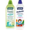 Nuncas Biolindo Detersivo Lavatrice Capi Bianchi e Colorati - 1L & Vegetale Saponaria Lavatrice - 1L