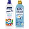 Nuncas Biolindo Detersivo Lavatrice Capi Bianchi e Colorati - 1L & Morbivel laguna blu ammorbidente - 750ml