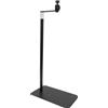 StarTech Supporto per beamer e proiettori - Supporto da pavimento - Altezza regolabile 60-120 cm - Supporto girevole - Per filettatura da 6,35 mm - Acciaio, base 34×20 cm - Nero
