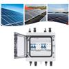 StarTech Scatola di combinazione solare / scatola di raccolta FV - FV CC 40A - Protezione multipla - Robusto alloggiamento in PC - Per impianti solari, camper, off-grid - Avorio