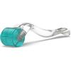 AUDUODUO® Derma roller 192 aghi veri 0,5 mm con aghi in argento reale Microneedle roller for Face