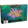 Maybelline New York, Pochette in Texture Pavone con Smalto Unghie Fast Gel Nude Flush e Top Coat Fast Gel Trasparente, Per Unghie Curate con una Manicure Sofisticata, 100 ml + 100 ml