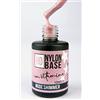 Beauty Space nails - Base semipermanente con rinforzo. Smalto rinforzante unghie modellante, con Vitamina e fibre di NYLON. Flessibile e resistente oltre 4 settimane (NUDE SHIMMER)