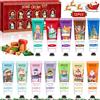 ZQEJEFD Crema Mani Set, 12 Pezzi Mini Set di Crema per le Mani, Crema Mani Regalo Natale, Nutriente e Riparare Mani Secche, Set Regalo Crema Mani per Compleanno, Natale, Anniversario e Festa