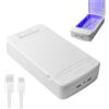 GAOUTO Sterilizzatore portatile a doppio strato UV lampada sterilizzatore, professionale UV strumento sterilizzatore scatola, dispositivo di disinfezione a LED disinfettante, scatola disinfettante per