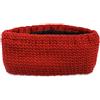styleBREAKER Fascia donna uncinetto maglia fine con pile termico,Ruggine | Fascia a grana di riso, elastica (48-62 cm), larghezza 9 cm, in acrilico, ideale per scaldare le orecchie.