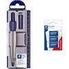 Staedtler 55050 Compasso 550 Staedtler & Mars plastic 526 53 Gomma, 40 x 19 x 13 mm, Confezione da 3