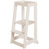 roba Torre Montessori 'Monti Step' - Sgabello sicuro per bambini - Ideale come aiuto in cucina - Capacità di carico fino a 80 kg - Legno certificato FSC - Beige/Cashmere