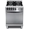 Lofra C66GV/C Cucina Gas 4 Fornelli con Forno Elettrico,Natural da 60 cm Acciaio inossidabile
