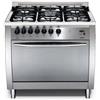 Lofra CG96GV/C Cucina Gas 5 Fornelli con Forno a gas da 90 cm Acciaio inossidabile