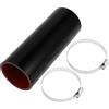 QUARKZMAN Tubo Silicone Refrigerante 68mm 200mm Nero Rosso 1 Pezzo | Diametro 2.68, Lunghezza 7.87, Spessore 5mm, 0°, -60°~300°C, 1Mpa, Adatto Per Raffreddamento, Olio, Freni, Antigelo