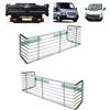 Generico COPPIA GRIGLIA PARASASSI PROTEZIONE FANALE POSTERIORE STOP SU BARRA PARAINCASTRO PER FORD TRANSIT T 350 300 DAL 2006/2013-420x130 mm