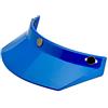 GZM FRONTINO PARASOLE BILTWELL MOTO VISOR BLU BLUE X CASCO CASCHI CON 3 BOTTONI BILTWELL DMD BANDIT YAM AFX TORX