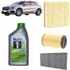 OP Kit tagliando 3 filtri + 7L olio Mobil 5W30 per GLA X156,2143cc gasolio, 200CDI 220CDI