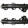 TUBIC Specchietto Laterale Auto Specchietto Retrovisore Segnale Indicatore Luci Lampada Per BMW X3 G01 X4 G02 X5 G05 X6 G06 X7 G07 63137441439 63137441440, LED Dinamico Indicatore