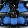 NYMCAR Tappetini Auto Su Misura 99% Auto Modello (19,Blu) | Protezione Avanzata, Liner ad Alte Prestazioni, Materiale PU Cuoio, Compatibilità 99% Auto, Copertura Totale