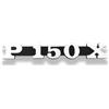 Generico TARGHETTA LATERALE COMPATIBILE CON VESPA P 150 X 145 MM A INCASTRO RIFERIMENTO ORIGINALE COMPATIBILE CON PIAGGIO 182117