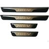 AABBDxJ Set da 4 pezzi di Battitacco per portiera auto, adatto per Honda HR-V 2021-2025, protezioni antigraffio in acciaio inox per soglie delle portiere, decorazione stilizzata, strisce per pedali di