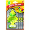 Arbre Magique, Deodorante Auto, Profumazione Lemon, Confezione Multipack 4 Pezzi
