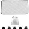 LMYSUFI Tendine Parasole Auto Interno per Ford Transit Mk8, Parasole per Parabrezza Per Porte Scorrevoli, Finestrino Laterale Dell'auto Posteriore Solare Anti - UV