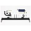 AUTO-HAK Gancio di traino completo estraibile orizzontale compatibile con Land Rover Freelander LN 03.1998-09.2006 + universale kit elettrico 7 poli