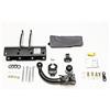 AUTO-HAK Gancio di traino completo estraibile orizzontale compatibile con Jeep Wrangler JK 04.2007-07.2018 + universale kit elettrico 13 poli