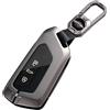 Rondrive Custodia per chiave auto, adatta per VW Golf 8 R Variant/GTI/GTE/GTI ID.Buzz Pro ID.3 ID.4 ID.5 ID.6 ID.6 X ID.7 Pro, accessorio per chiavi, custodia per chiavi, colore: nero