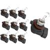 CARALL 10 Pezzi Lampada Alogena 12V Per Auto (HB3 9005 12V 65W P20d)