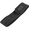 AZIDWERYQ Custodia Protettiva per Supporto Torcia Custodia Protettiva in Nylon per Torcia LED in Nylon per Escursionismo Campeggio 18x4 cm Nero