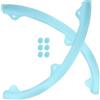 MAGICLULU Racchetta Badminton Resistente in Silicone Protezione per Telaio | Copertura Antiscivolo per Racchette, Installazione Rapida, Uso in Campo E'aperto, Colore Vivace