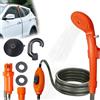 BORDEAG Doccia da Campeggio Portatile, Doccia da Campeggio DC12V Portatile, Doccia da Campeggio con Pompa, Doccia da Campeggio Portatile con Batteria per Campeggio, Escursionismo, Giardino, Spiaggia