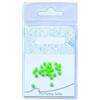 QOXEZY Perline luminose in silicone verde attrattori 4-8mm | Le perline in silicone verde luminoso attirano efficacemente i pesci in condizioni di pesca in mare a bassa visibil