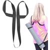 Generic di trasporto regolabile per tappetino da yoga, fascia elastica per | Cinghia di trasporto in poliestere resistente e fascia elastica per tappetini da yoga, fionda lavabile e assorbe il sudore