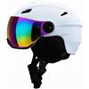 MotiveTech Casco da Neve con Visiera Integrata | di Ventilazione Mpli, Casco da Visiera, Antiurto, per Snowboard, Sport Invernali