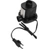 ULTECHNOVO Pompa Elettrica Nera per Materasso Gonfiabile, 150w Eu Plug | ABS Resistente, 450l/min, Gonfia e Sgonfia, Tre Ugelli, per Gommone, Divani, Campeggio
