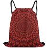 Morbuy 3D Stile a Spirale Sacca Sportiva Zaino a Sacco (Rosso 2) | Stampa Zaino Traspirante con Coulisse Sportivo Leggero Traspirante per Palestra, Scuola, Viaggi, Uomo Donna Unisex
