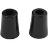 Vootnifig Appendiabiti da parete per snowboard in ABS resistente, 8 staffe | Salvaspazio verticale, set di 8 staffe, fissaggio sicuro a parete, uso cabina garage, finitura ABS nera