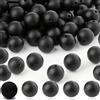 AMZfishing 100 perline di gomma grandi da 10 mm, colore nero, perle per la pesca del gatto, perline in gomma, accessori da pesca, stopper in gomma, perline in gomma, perline in gomma, 10 mm