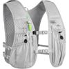 LeeQinersw Zaino da | Ergonomico, Zaino Sportivo in Poliestere, Regolabile, per Ciclismo, allenamenti Serali, Runner, Grigio-Bianco