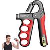 Generisch Attrezzo per esercizi con impugnatura, per rafforzare la mano e | Resistenza 5-100 kg, molla in acciaio al carbonio, allenamento fitness, rigenerazione muscolare, riabilitazione
