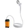 Aundhegrtt Doccia Portatile USB Ricaricabile Batteria Integrata | Design ricaricabile USB con batteria integrata consente ricarica da power bank, laptop o caricatore auto.